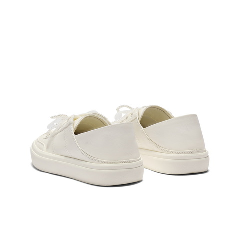 百丽便捷两穿德训鞋女2025秋新商场同款真皮百搭小白鞋D8Y1DCM5