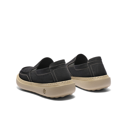 百丽透气布鞋男2025新款夏季商场同款厚底一脚蹬休闲鞋8SW02BM5