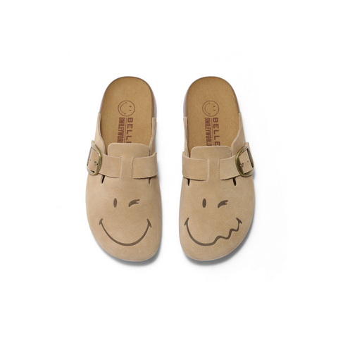 百丽smiley联名勃肯鞋女2025夏新商场同款可外穿拖鞋D5W2DBH5