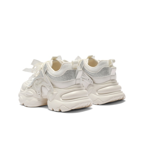 百丽时尚闪钻网老爹鞋女2025夏新厚底增高休闲鞋D9H1DBM5