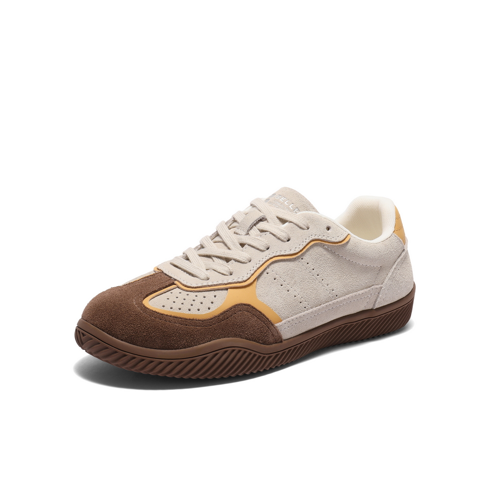 百丽复古德训慢跑鞋男鞋2025新款秋季舒适潮搭休闲板鞋A2007CM5