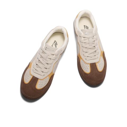 百丽复古德训慢跑鞋男鞋2025新款秋季舒适潮搭休闲板鞋A2007CM5