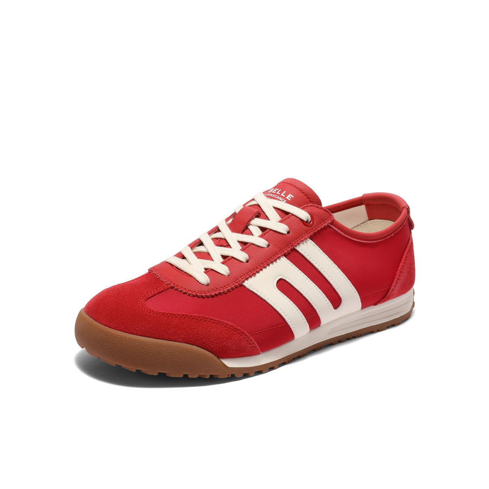 百丽小轻甘休闲鞋男2025夏新商场同款复古德训慢跑阿甘鞋8RG01BM5