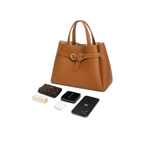 百丽包包女托斯卡纳系列秋冬真皮头层牛皮妈妈斜挎手提包X9269DX3