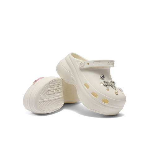 百丽时尚两穿洞洞鞋女2025夏新商场同款厚底包头拖鞋D9G1DBL5