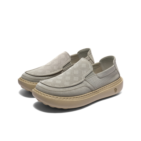 百丽透气布鞋男2025新款夏季商场同款厚底一脚蹬休闲鞋8SW02BM5