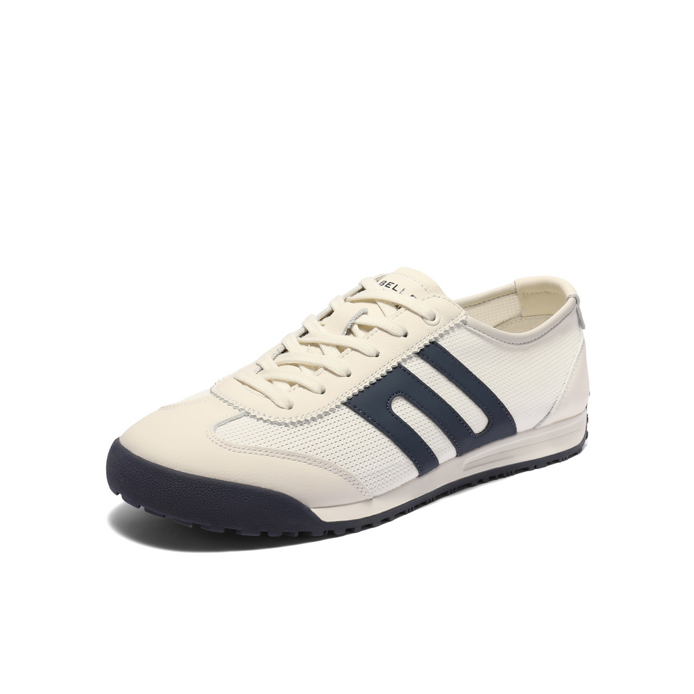 百丽小轻甘男鞋2025新款秋季复古撞色德训鞋休闲运动鞋8RG01CM5