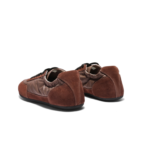 百丽复古撞色德训鞋男2025新款秋季商场同款薄底休闲板鞋8TH01CM5