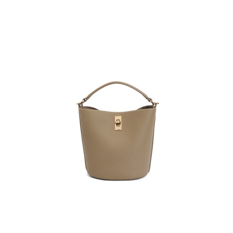 百丽包包女2024新商场同款通勤杏仁包单肩斜挎手提水桶包BL766AX5