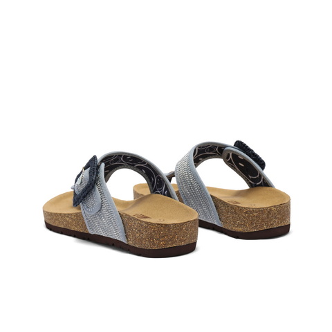 百丽SMEILEY联名勃肯鞋女2025夏新商场同款休闲夹脚拖鞋BFAE6BT5