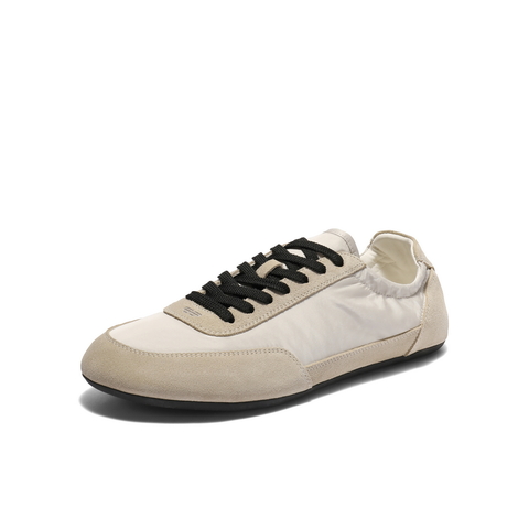 百丽复古撞色德训鞋男2025新款秋季商场同款薄底休闲板鞋8TH01CM5