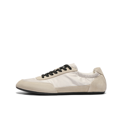 百丽复古撞色德训鞋男2025新款秋季商场同款薄底休闲板鞋8TH01CM5