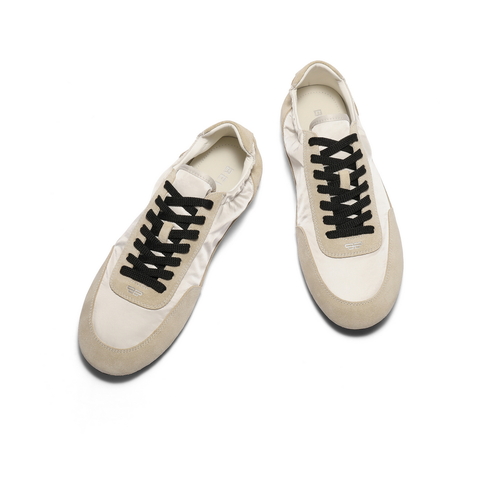 百丽复古撞色德训鞋男2025新款秋季商场同款薄底休闲板鞋8TH01CM5