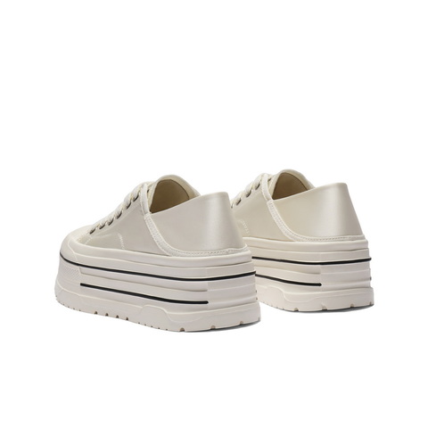 百丽厚底增高帆布鞋女2025秋新便捷一鞋两穿休闲板鞋B2673CM5