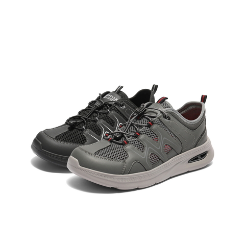 百丽网面休闲健步鞋男2025新款秋商场同款厚底户外运动鞋8TK01CM5