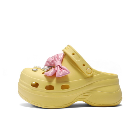 百丽时尚两穿洞洞鞋女2025夏新商场同款厚底包头拖鞋D9G1DBL5