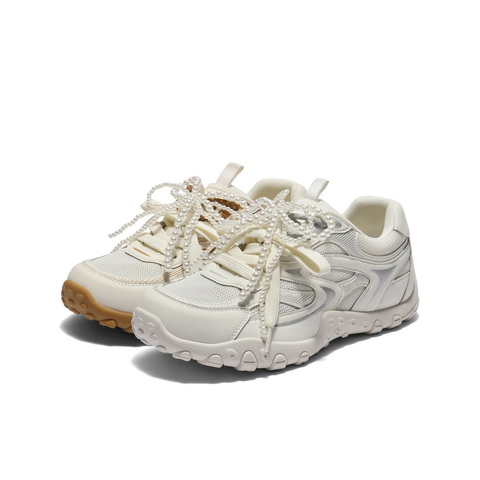 百丽舒适透气网面休闲鞋女2025夏新时尚双鞋带薄底休闲鞋B2729BM5