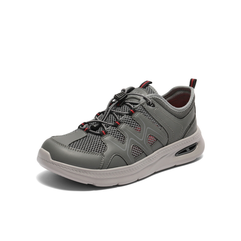 百丽网面休闲健步鞋男2025新款秋商场同款厚底户外运动鞋8TK01CM5