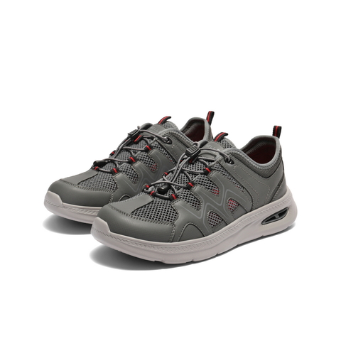 百丽网面休闲健步鞋男2025新款秋商场同款厚底户外运动鞋8TK01CM5