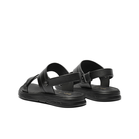 百丽舒适休闲凉鞋男2025新款夏季商场同款牛皮革凉拖两穿8UQ01BL5