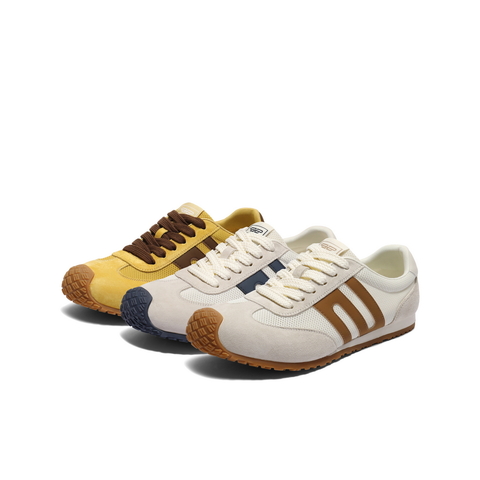 百丽拼接透气德训鞋男2025新款秋商场同款复古休闲阿甘鞋8TM01CM5