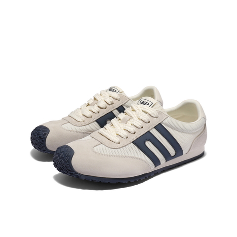 百丽拼接透气德训鞋男2025新款秋商场同款复古休闲阿甘鞋8TM01CM5