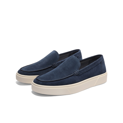 百丽时尚休闲乐福鞋男2025新款秋季舒适厚底一脚蹬懒人鞋A2055CM5