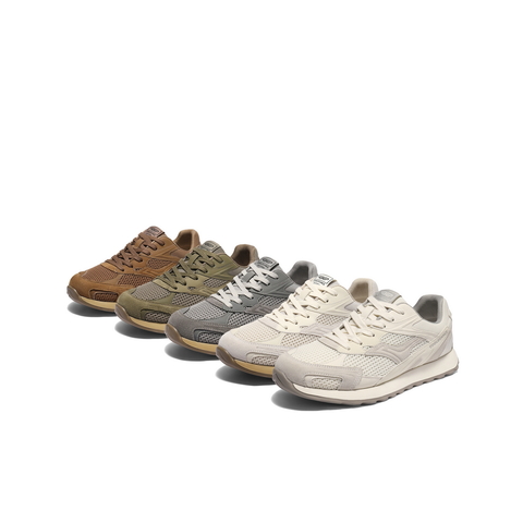 百丽网面拼接休闲老爹鞋男2025新款秋季户外跑步运动鞋A2064CM5