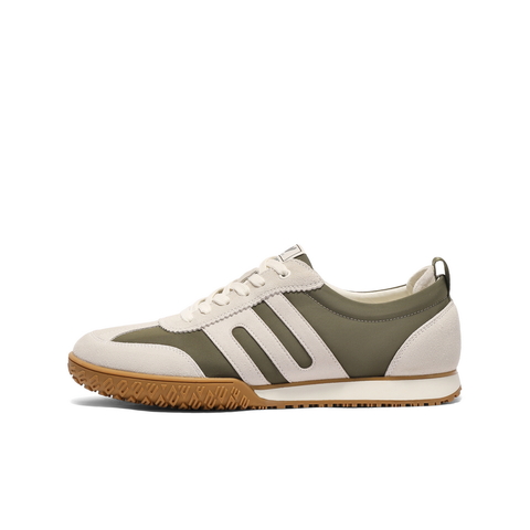 百丽休闲运动鞋男2025秋季新商场同款复古德训慢跑阿甘鞋8UC01CM5