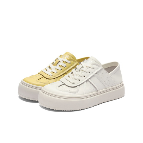 百丽便捷可两穿板鞋女2025秋新舒适透气百搭休闲鞋B2631CM5