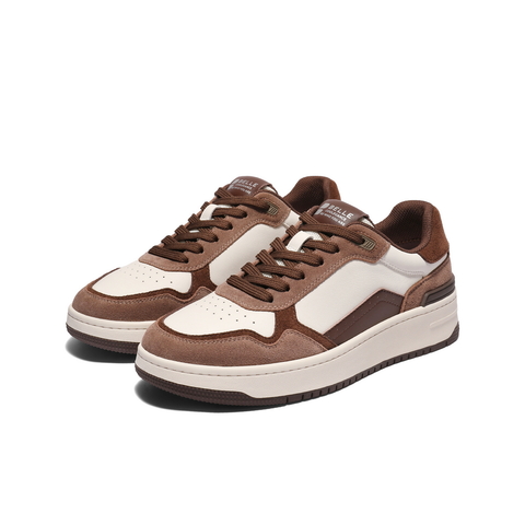 百丽拼接撞色休闲板鞋2025新款秋季厚底增高简约潮流男鞋A2044CM5