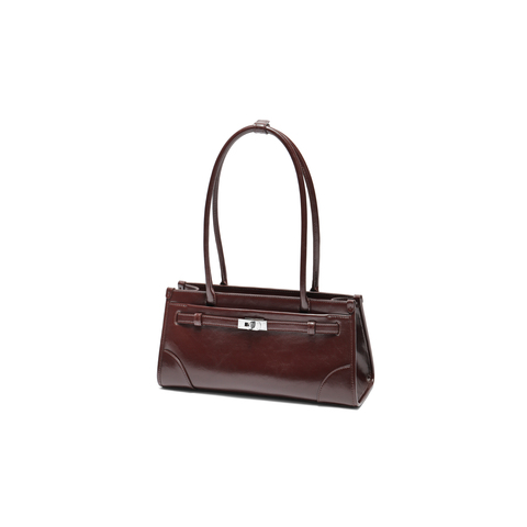 百丽包女25秋新商场同款高级质感单肩托特包法棍腋下包JY129CX5