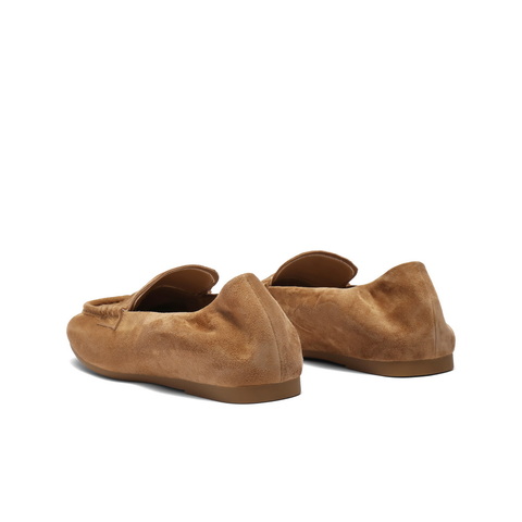 百丽亲肤质感乐福鞋2025秋新商场同款真皮柔软便式乐福鞋E1W1DCA5