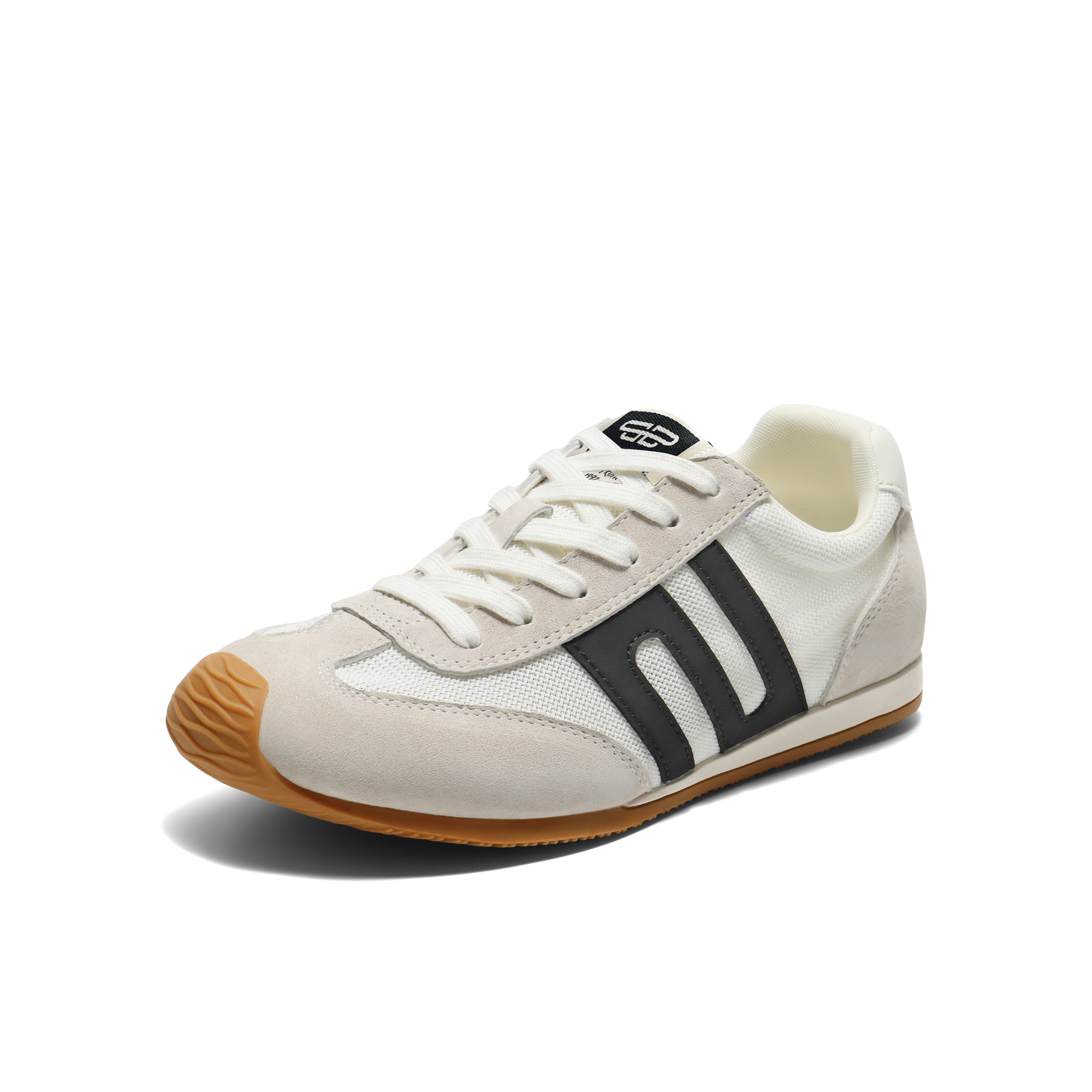 百丽撞色跑道阿甘鞋女2025秋新商场同款舒适薄底休闲鞋E3H1DCM5