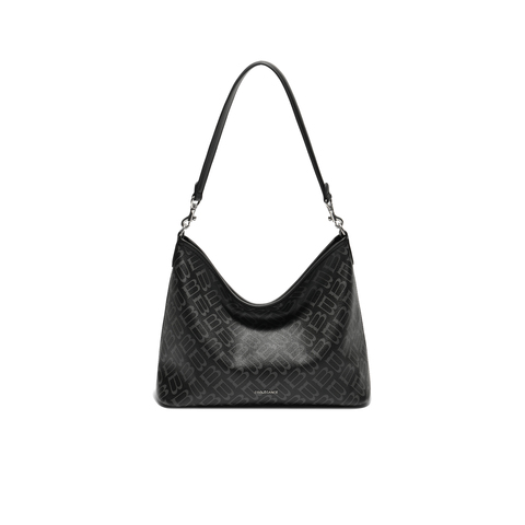 百丽包包女25秋新商场同款复古半月hobo单肩斜挎托特包X7388CX5