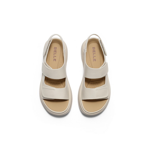 百丽简约休闲勃肯鞋女2025夏新商场同款厚底舒适凉鞋D9J2DBL5