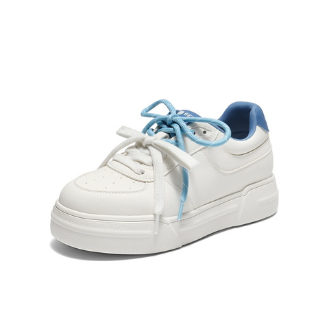 百丽百搭小白板鞋女2025秋新商场同款厚底增高休闲鞋E1S1DCM5