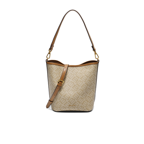 百丽包包女2025秋新商场同款复古通勤单肩斜挎水桶包X7377CX5