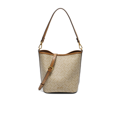 百丽包包女2025秋新商场同款复古通勤单肩斜挎水桶包X7377CX5