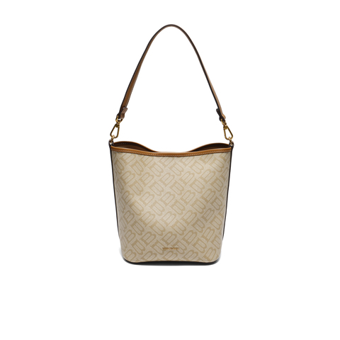 百丽包包女2025秋新商场同款复古通勤单肩斜挎水桶包X7377CX5