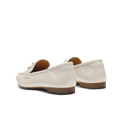 百丽秀气乐福鞋女2025秋新商场同款质感真皮通勤乐福鞋E3C1DCA5