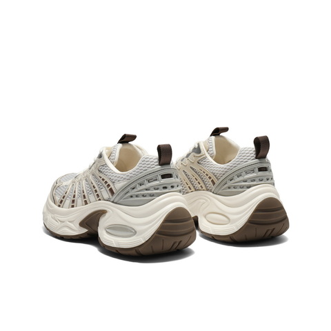 百丽潮酷网面老爹鞋女2025秋新厚底增高运动风休闲鞋B2763CM5