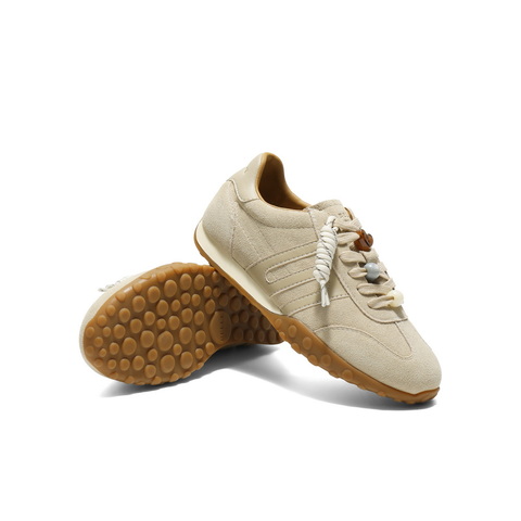 百丽时尚串珠阿甘鞋女2025秋新商场同款薄底运动休闲鞋E2D1DCM5