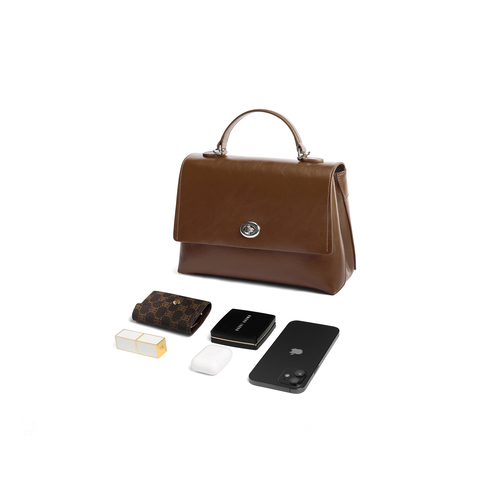 百丽包包女25秋季新商场同款高级简约质感单肩斜挎手提包JY128CX5