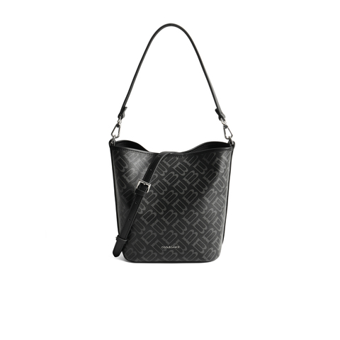 百丽包包女2025秋新商场同款复古通勤单肩斜挎水桶包X7377CX5