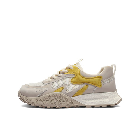 百丽靓丽撞色阿甘鞋女2025秋新商场同款舒适透气休闲鞋E3B1DCM5