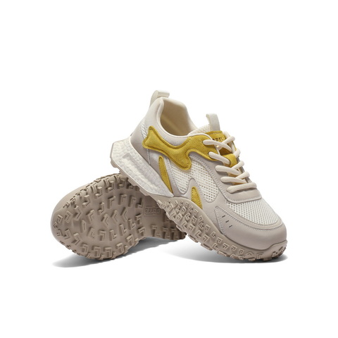 百丽靓丽撞色阿甘鞋女2025秋新商场同款舒适透气休闲鞋E3B1DCM5