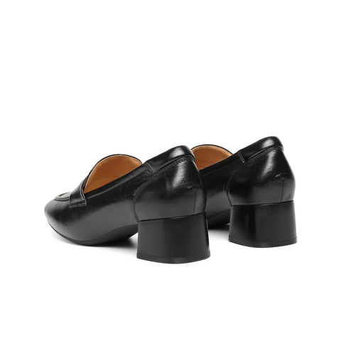 百丽质感乐福鞋女2025秋新商场同款真皮气质通勤乐福鞋D9U1DCA5