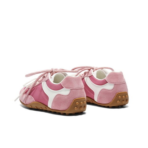 百丽青春撞色德训鞋女2025秋新商场同款时尚薄底休闲鞋E2N1DCM5