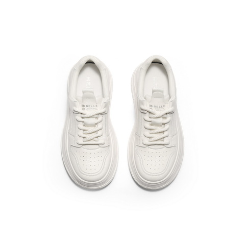 百丽百搭小白鞋女2025秋新厚底增高舒适休闲板鞋B2709CM5